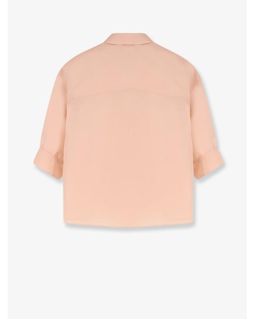 Alberta Ferretti White Silk Shirt