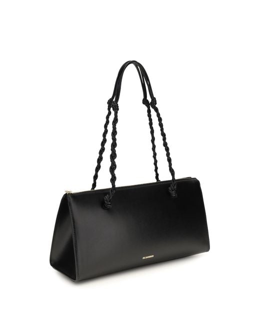 Jil Sander Black Tangle Shoulder Bag