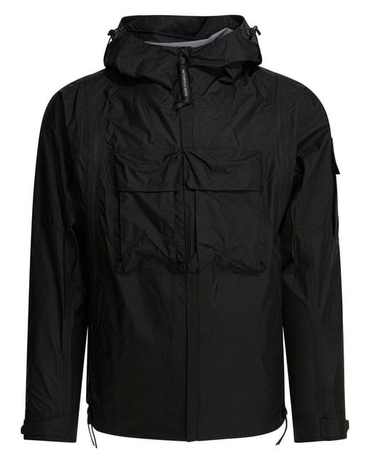 C P Company Metropolis Transformable Jackets And Coats Black