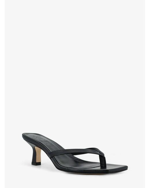 Aeyde White Wilma Leather Sandals