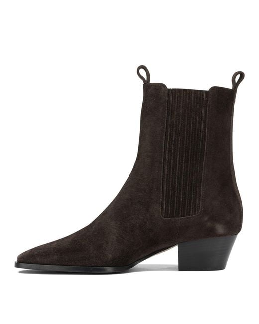 Aeyde Brown Agata Pull-On Ankle Boots