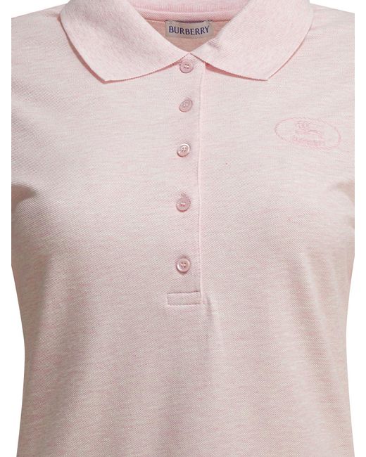 Burberry Short Polo Dress Dresses Pink