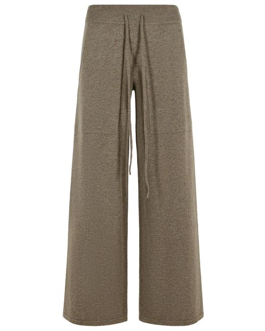 Lisa Yang Natural 'Omi' Truffle Cashmere Pants
