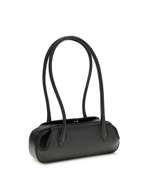 Yuzefi Black Oyster Mini Shoulder Bag