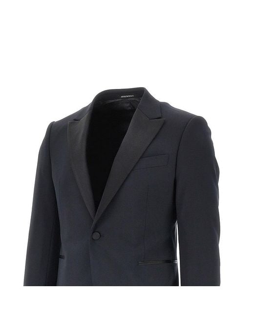 Emporio Armani Blue M Line Evening Tailored Suit for men