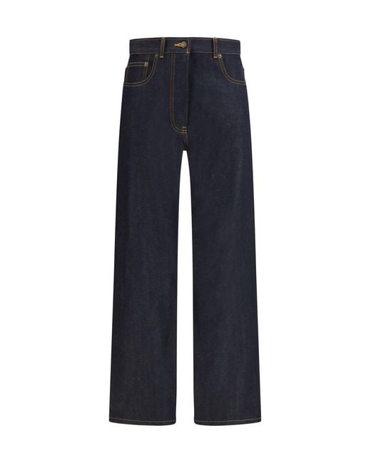 Thom Browne Blue Selvedge 5-Pocket Jeans