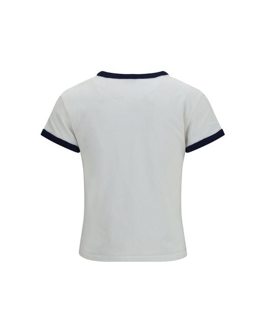 KENZO White Paris Emblem Cotton T-Shirt
