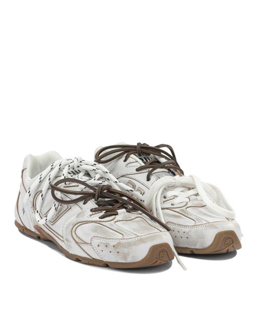 Miu Miu White New Balance X 530 Sl Sneakers