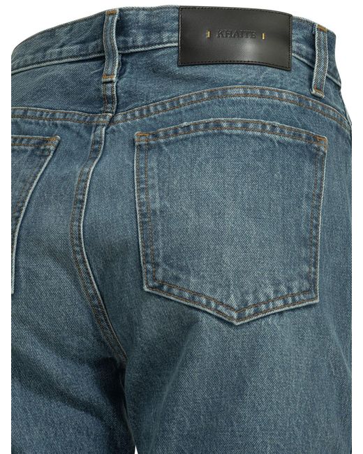 Khaite Blue "Finley" Straight-Leg Jeans