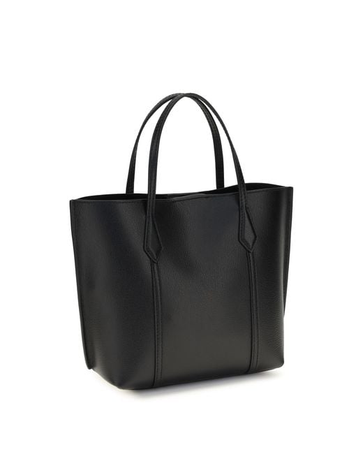 Tory Burch Black Leather Handbag Perry