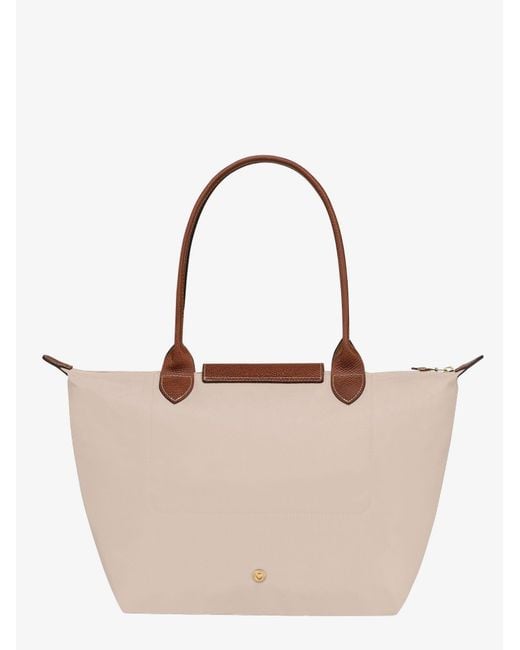 Longchamp Natural Le Pliage Nylon Shoulder Bag