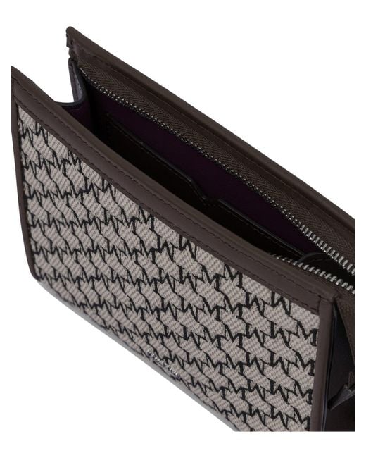 Max Mara Gray Pouch With Chain And Monogram