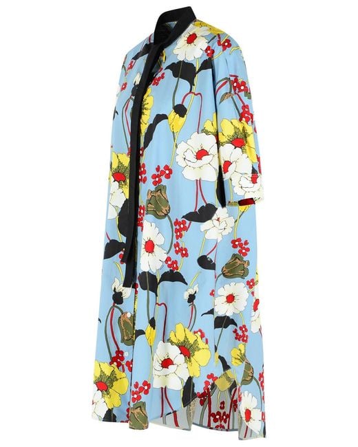 Marni Blue Cotton Dress