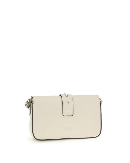 Pinko White Shoulder Bag Baby Love Silk