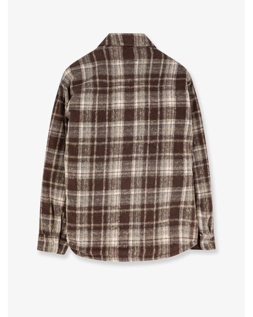 DUNST Brown Jacket Madras Flannel