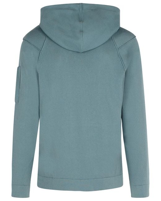 C P Company Blue Lens' Light Cotton Sweatshirt for men