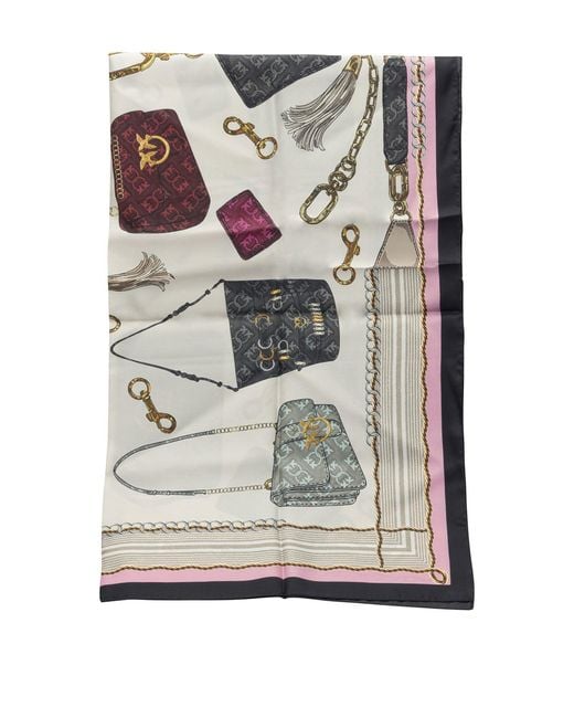 Pinko Gray Scarves & Silk Scarves