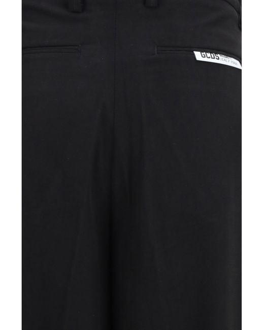 Gcds Black Wide-Leg Tailored Pants