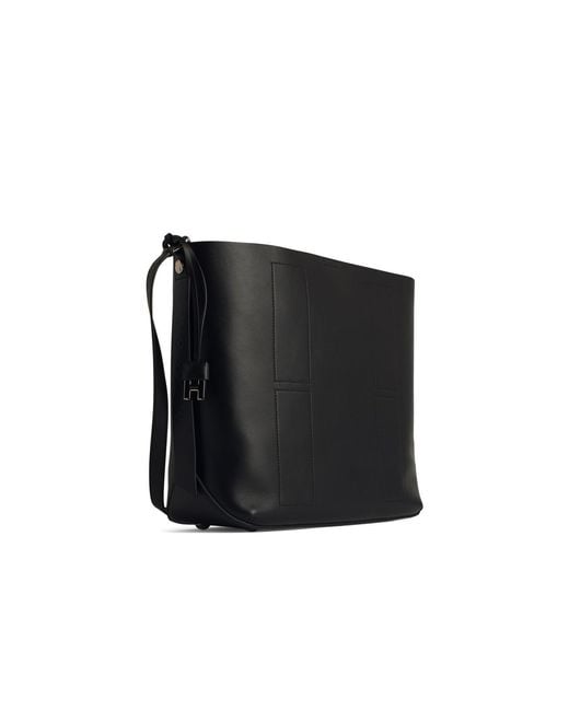 Hogan Black H01 Leather Crossbody Bag