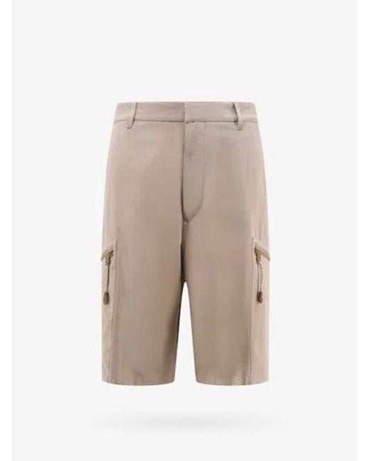 Dior Natural Zip Pockets Shorts for men