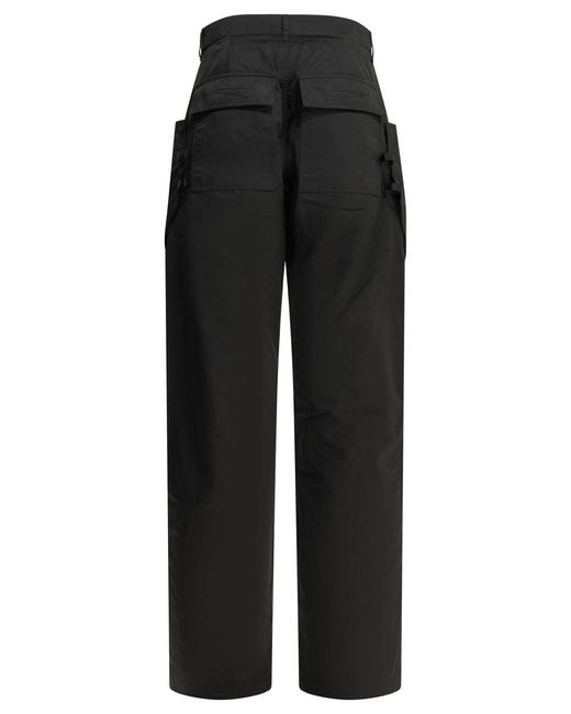 Rick Owens Black "Stefan" Cargo Pants for men