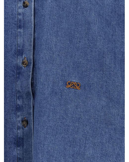 Loewe Blue Denim Shirt