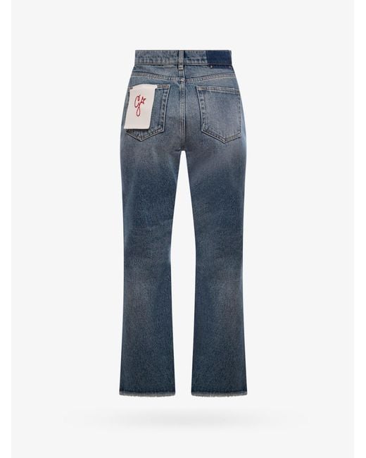 Golden Goose Deluxe Brand Blue Deluxe Brand Cropped Jeans
