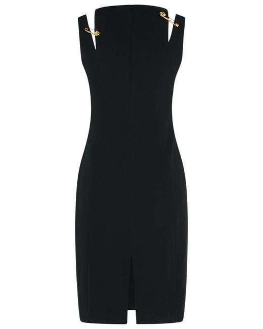 Versace Black Viscose Blend Dress