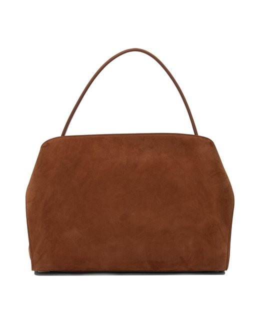 Ferragamo Brown Shoulder Bags Orange