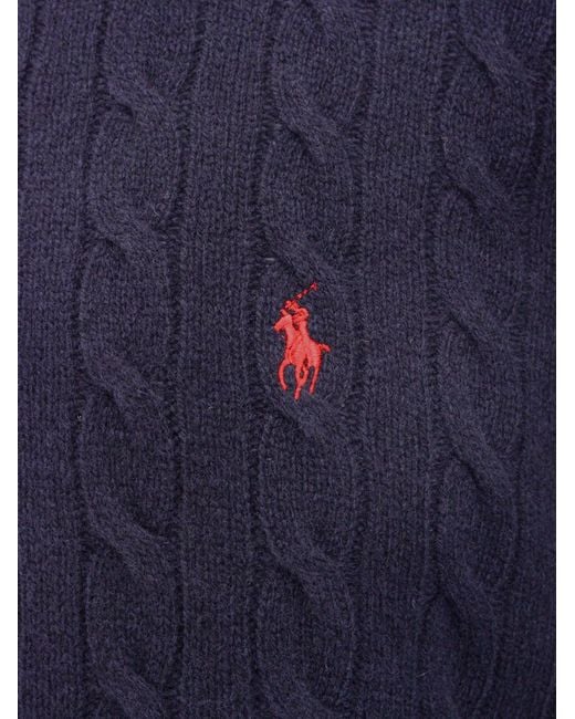 Polo Ralph Lauren Blue Certified Wool And Cashmere Turtleneck for men