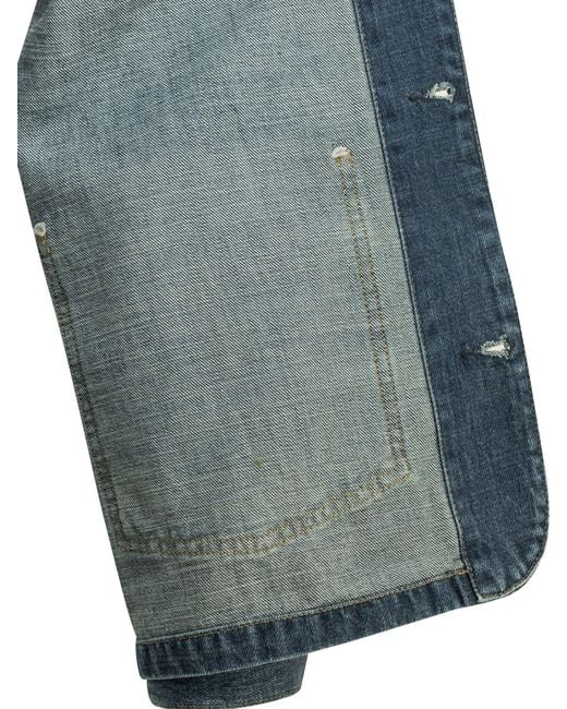 Carhartt Blue "Warren Chore" Denim Jacket for men