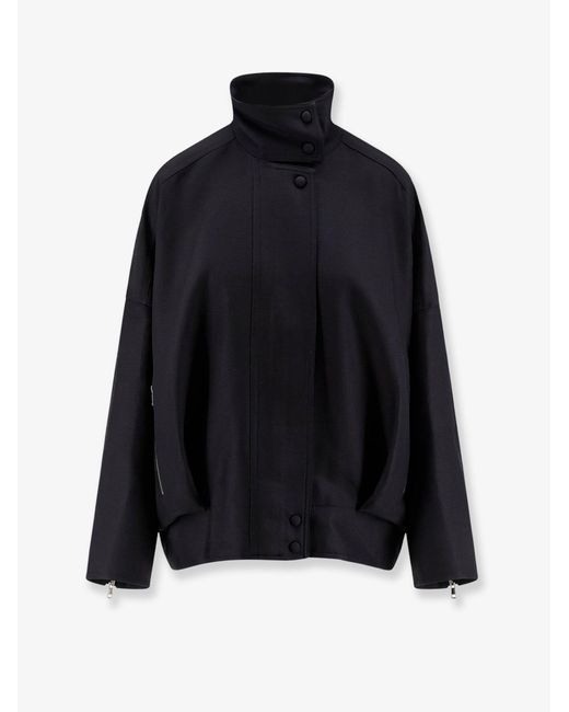 R2W Blue Wool And Silk Jacket