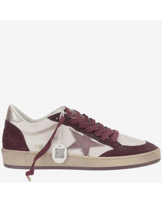 Golden Goose Deluxe Brand Brown "Ball Star" Sneakers