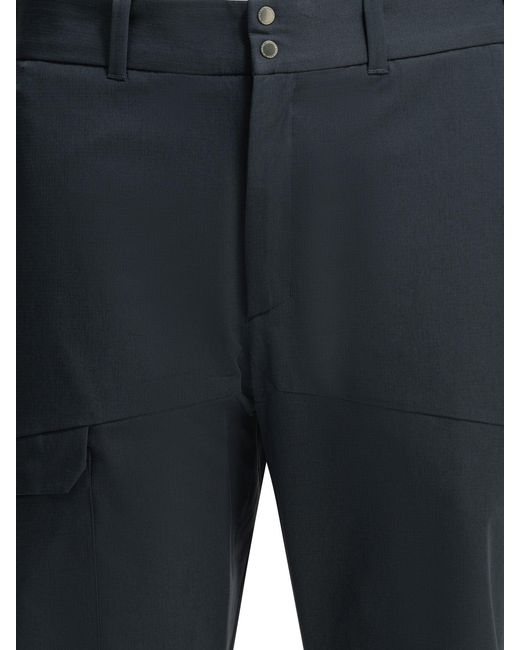 Houdini Sportswear Blue "M's Go Pants Ii" Technical Pants for men