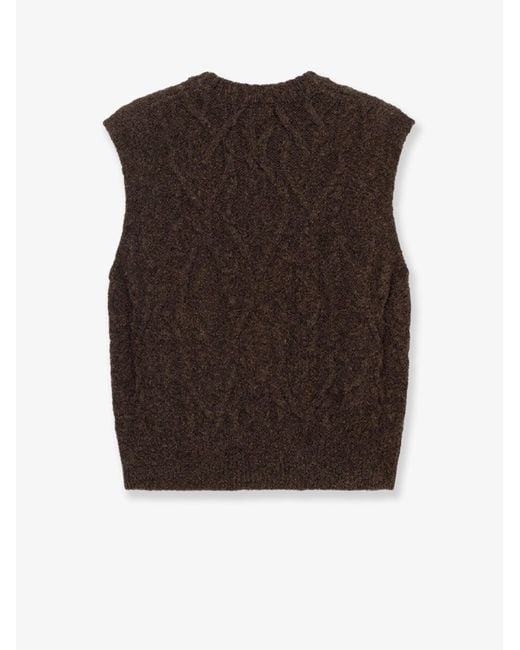 Closed Brown Wool Blend Vest