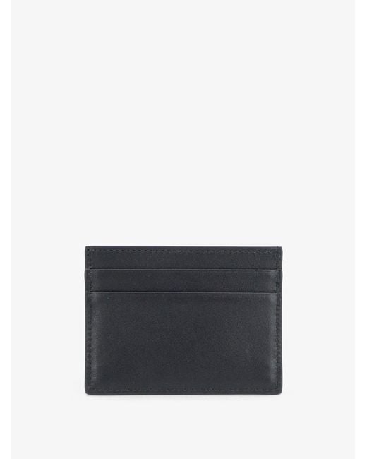 Dolce & Gabbana Gray Leather Card Holder