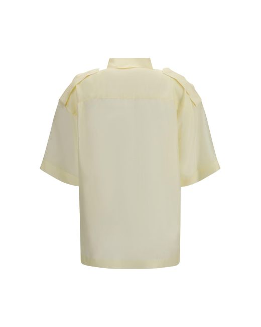 Phoebe Philo White Shirt Utility Lite Silk