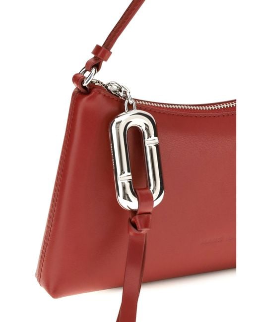 Marc Jacobs Red Mini Scene Leather Shoulder Bag Crimson