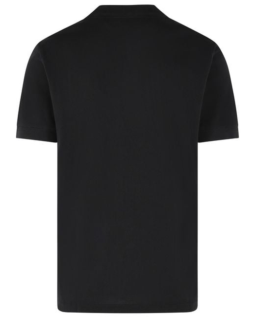 Tom Ford Black Cotton Blend Polo Shirt for men