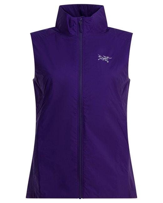 Arc'teryx Purple Sleeveless Jacket "Atom Vest W"