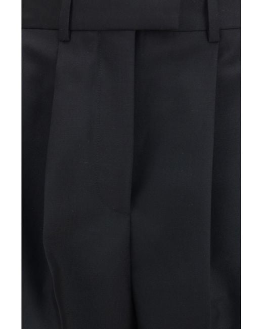 Givenchy Black Double-Pleat Pants