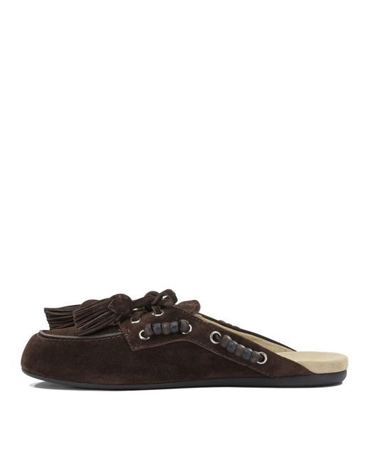 Miu Miu Brown "Deck" Sabot