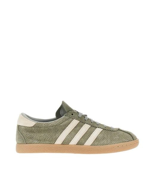 Adidas Originals Green Suede Leather 'Tobacco' Sneakers for men