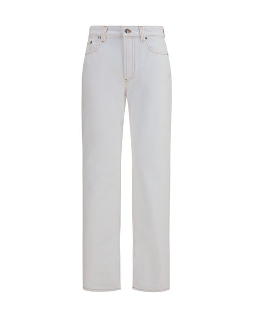 Versace Gray High-Waisted Jeans