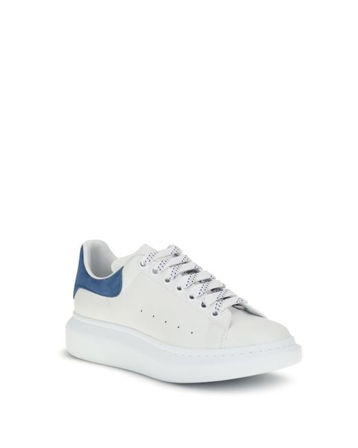 McQueen White Leather Sneakers for men