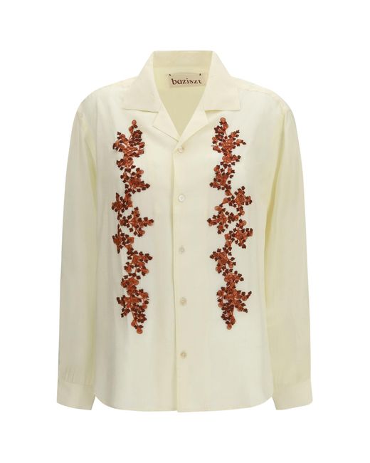 Women's White Shirt Embroidered