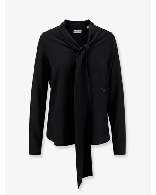 Burberry Black Rhiannon Silk Shirt