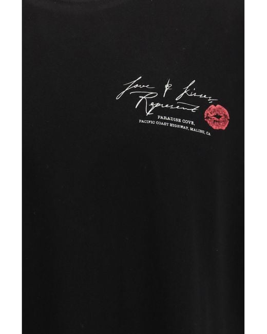 Represent Black Love And Kisses T-Shirt Jet for men