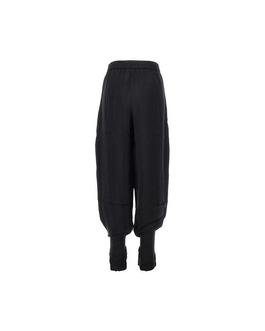 ANDAMANE Black 'Renee' Cupro Pants