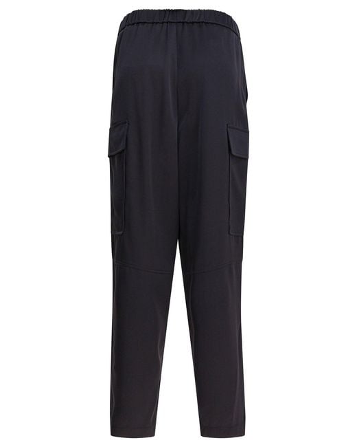 Semler Blue Cargo Pants Trousers